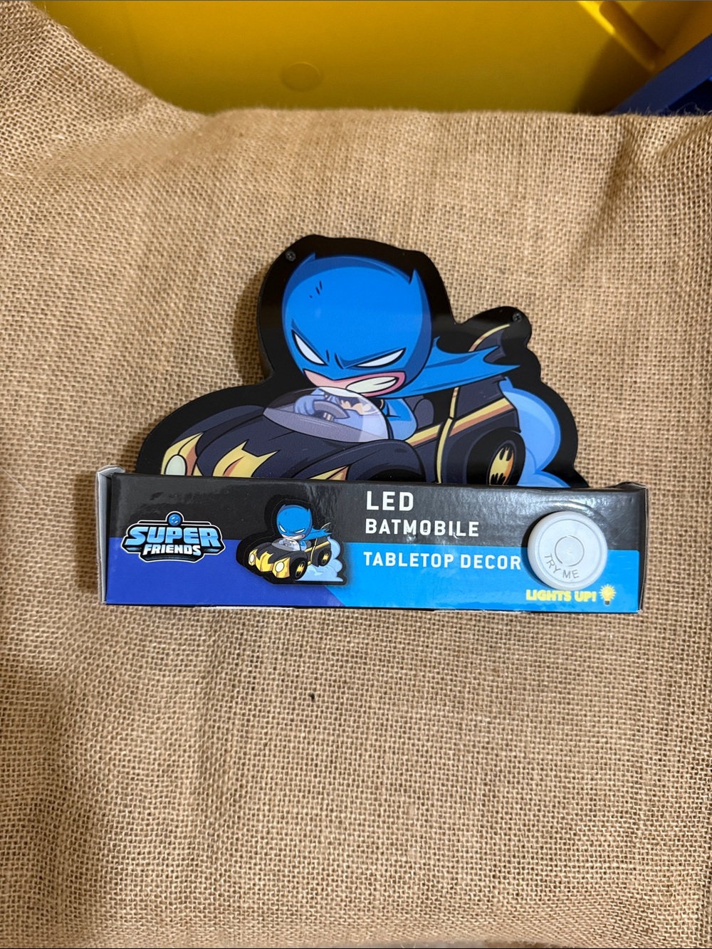 LED Batmobile Tabletop Decor - Blue - Picture 2 of 2